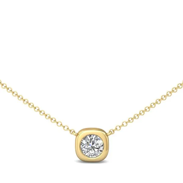 Martin Flyer Classic Diamond Pendant 14K Yellow Gold Pendant Image 2 Meyers Jewelers Grove City, OH