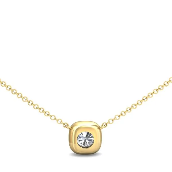 Martin Flyer Classic Diamond Pendant 14K Yellow Gold Pendant Image 4 Meyers Jewelers Grove City, OH