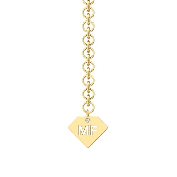 Martin Flyer Classic Diamond Pendant 14K Yellow Gold Pendant Image 5 Meyers Jewelers Grove City, OH
