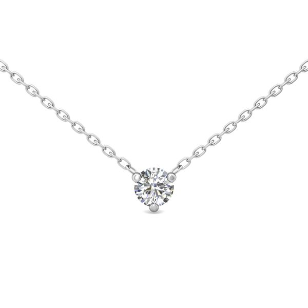 Martin Flyer Classic Diamond Pendant 18K White Gold Pendant H-I SI2 Image 2 Meyers Jewelers Grove City, OH