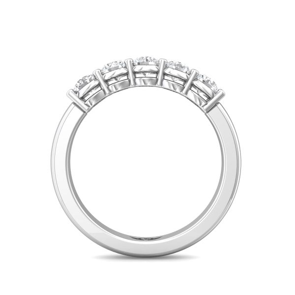 14K White Gold FlyerFit Shared Prong Wedding Band Image 3 Becky Beauchine Kulka Diamonds and Fine Jewelry Okemos, MI