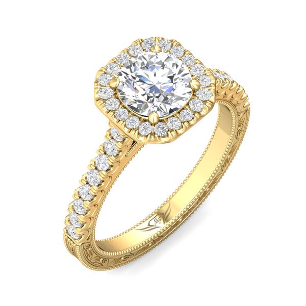 FlyerFit Vintage 14K Yellow Gold Engagement Ring  Image 5 Grogan Jewelers Florence, AL