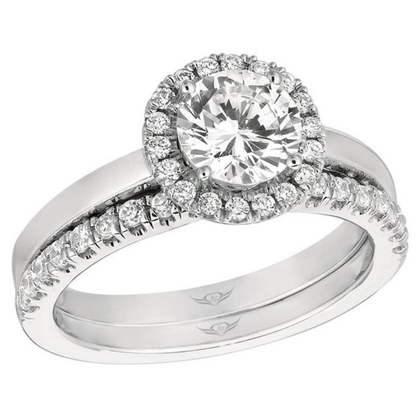 Flyerfit Solitaire 14K White Gold Engagement Ring G-H VS2-SI1 Image 5 Wesche Jewelers Melbourne, FL