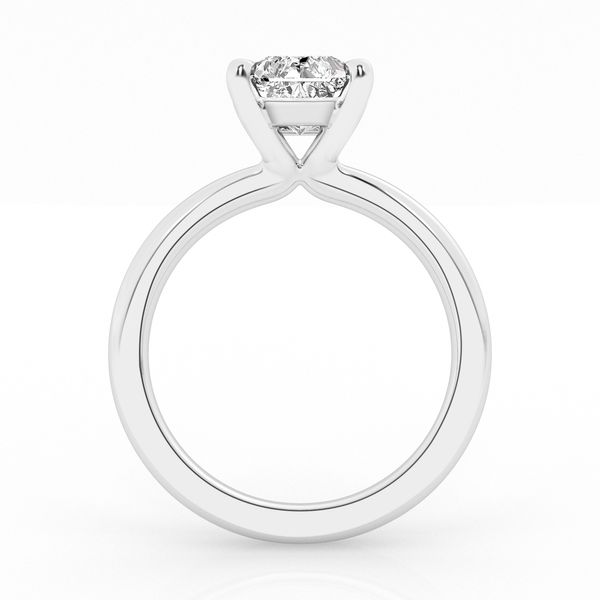 14K White Gold Solitaire Engagement Ring Image 2 Fairfield Center Jewelers Fairfield, CT