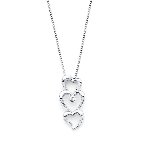 Sterling Silver Diamond Pendant Beckman Jewelers Inc Ottawa, OH