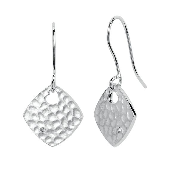 Sterling Silver Diamond Earrings Beckman Jewelers Inc Ottawa, OH