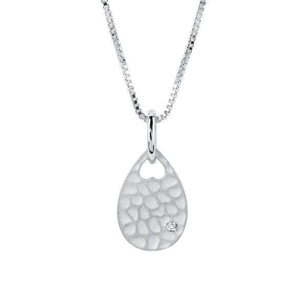 Sterling Silver Diamond Pendant Scirto's Jewelry Lockport, NY