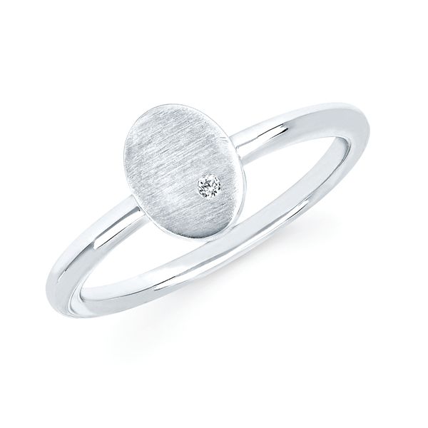 Sterling Silver Diamond Fashion Ring Scirto's Jewelry Lockport, NY