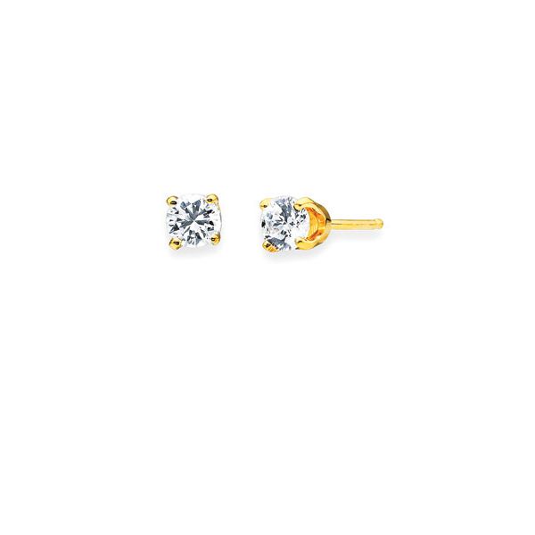 14k Yellow Gold Diamond Earrings William Jeffrey's, Ltd. Mechanicsville, VA
