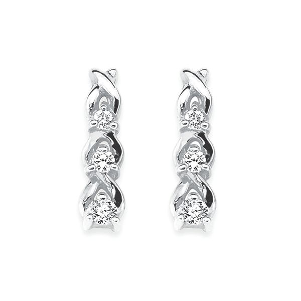 14k White Gold Earrings Jones Jeweler Celina, OH