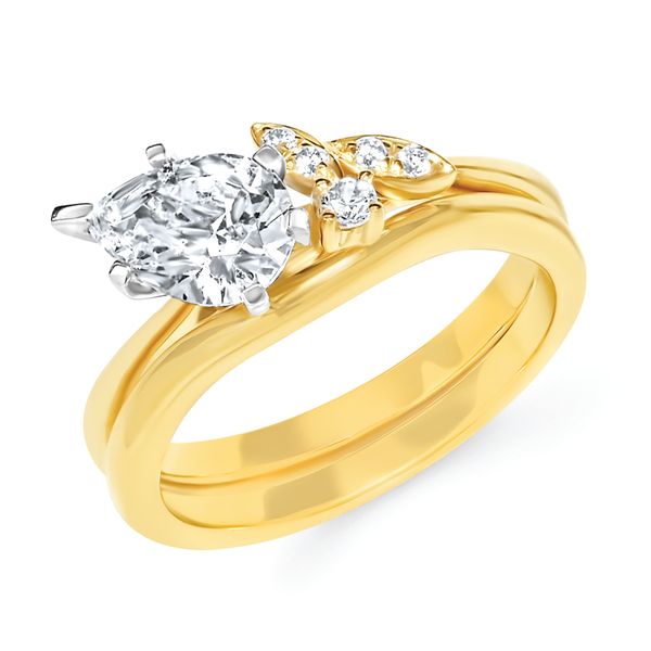 14k Yellow Gold Bridal Set Beckman Jewelers Inc Ottawa, OH