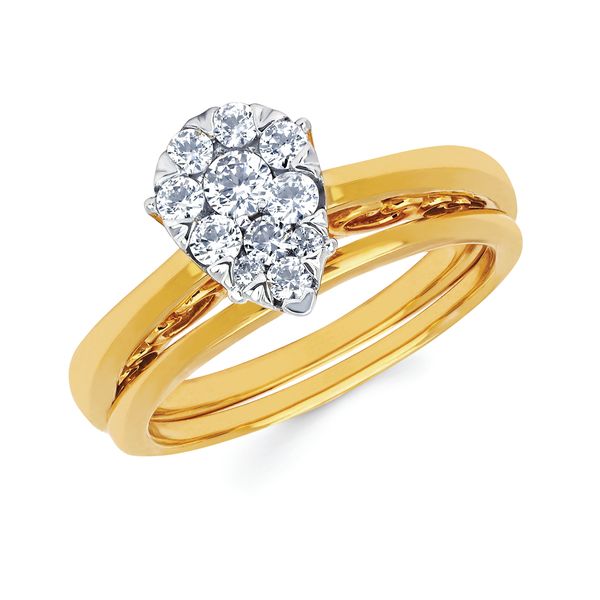 14k Yellow Gold Engagement Ring Woelk's House of Diamonds Russell, KS