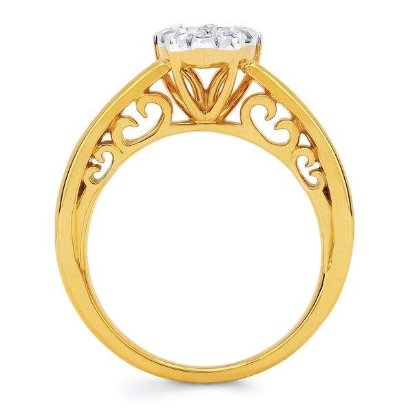 14k Yellow Gold Engagement Ring Image 2 McCoy Jewelers Bartlesville, OK