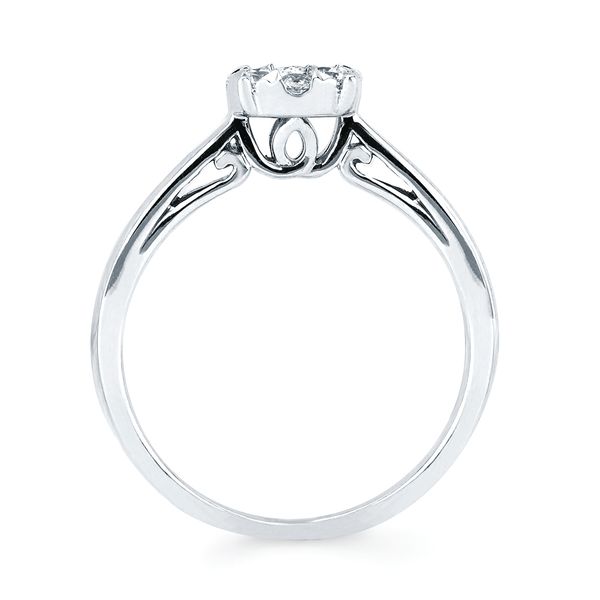 14k White Gold Engagement Ring Image 4 Arnold's Jewelry and Gifts Logansport, IN