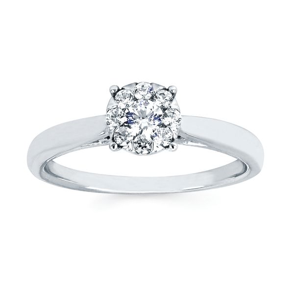 14k White Gold Engagement Ring Image 5 Graham Jewelers Wayzata, MN