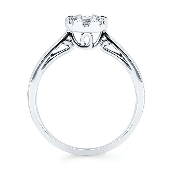 14k White Gold Engagement Ring Image 5 Scirto's Jewelry Lockport, NY