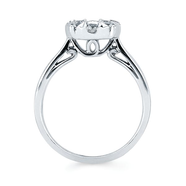 14k White Gold Engagement Ring Image 2 Arnold's Jewelry and Gifts Logansport, IN