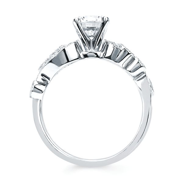 14k White Gold Bridal Set Image 4 Timmreck & McNicol Jewelers McMinnville, OR