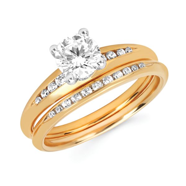 14k Yellow Gold Bridal Set Elliott Jewelers Waukon, IA