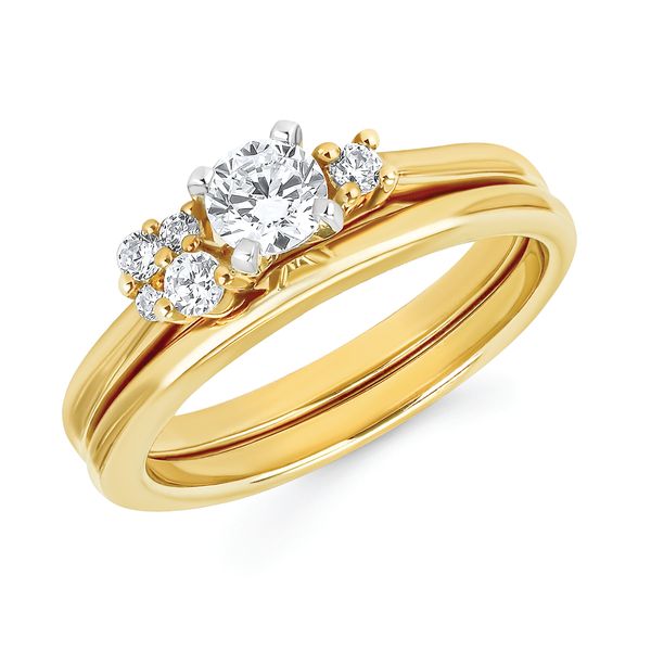14k Rose Gold Bridal Set Beckman Jewelers Inc Ottawa, OH