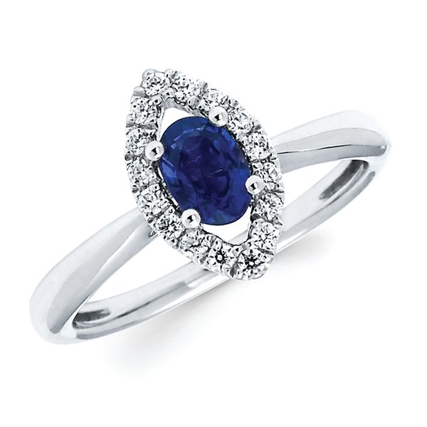 14k White Gold Gemstone Fashion Ring Whalen Jewelers Inverness, FL