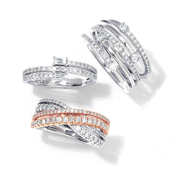 14k White & Rose Gold Fashion Ring Image 5 Z's Fine Jewelry Peoria, AZ