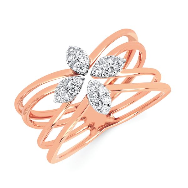 14k Rose & White Gold Fashion Ring William Jeffrey's, Ltd. Mechanicsville, VA