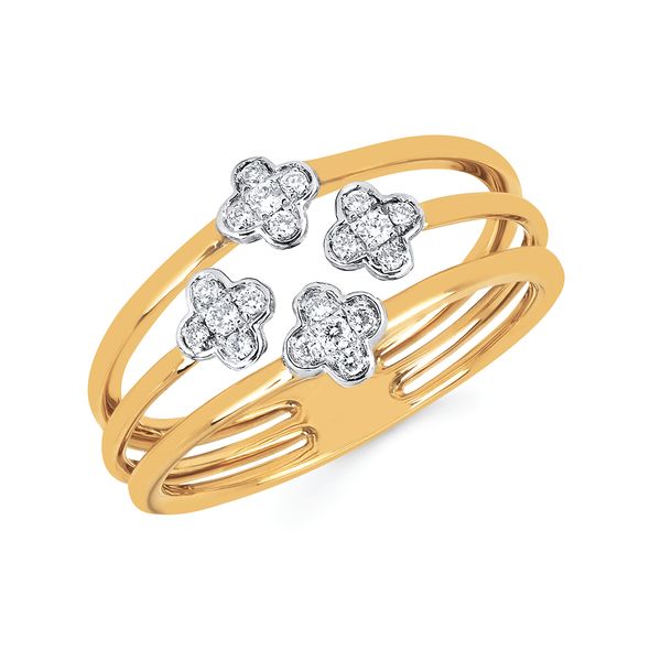 14k Yellow & White Gold Fashion Ring Engelbert's Jewelers, Inc. Rome, NY
