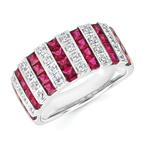 14k White Gold Gemstone Fashion Ring Scirto's Jewelry Lockport, NY