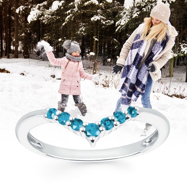 14k White Gold Gemstone Fashion Ring Image 5 Morin Jewelers Southbridge, MA