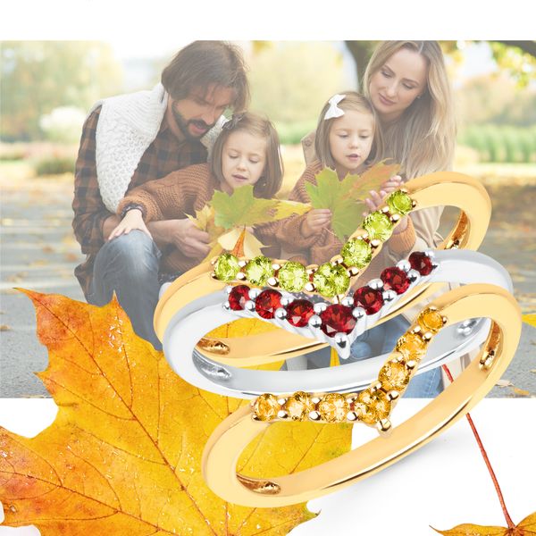 14k Yellow Gold Gemstone Fashion Ring Image 2 Dondero's Jewelry Vineland, NJ