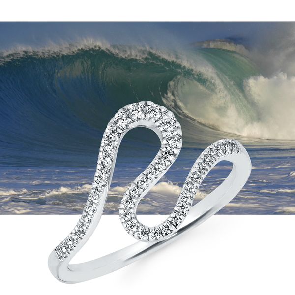 14k White Gold Fashion Ring Image 4 B & L Jewelers Danville, KY