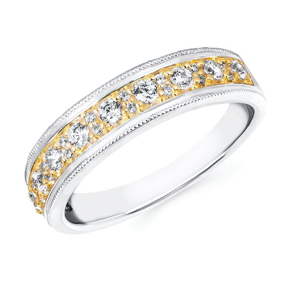 14k White & Yellow Gold Fashion Ring Jewel Smiths Oklahoma City, OK