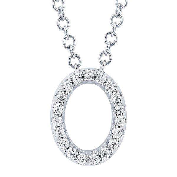 14k White Gold Diamond Pendant J. West Jewelers Round Rock, TX