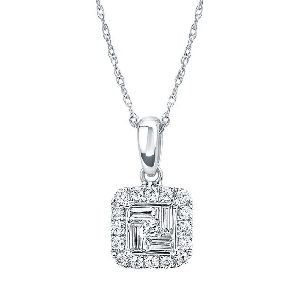 14k White Gold Diamond Pendant William Jeffrey's, Ltd. Mechanicsville, VA