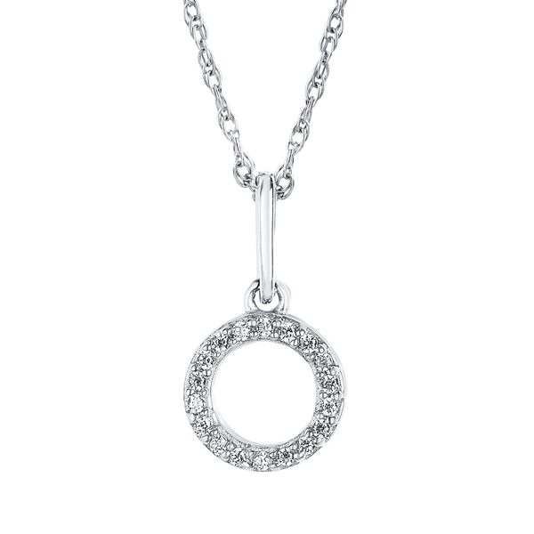10k White Gold Diamond Pendant Jones Jeweler Celina, OH