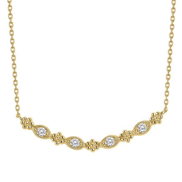 14k Yellow Gold Diamond Pendant Becky Beck's Jewelry DeKalb, IL