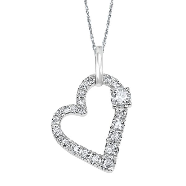 14k White Gold Diamond Pendant Z's Fine Jewelry Peoria, AZ