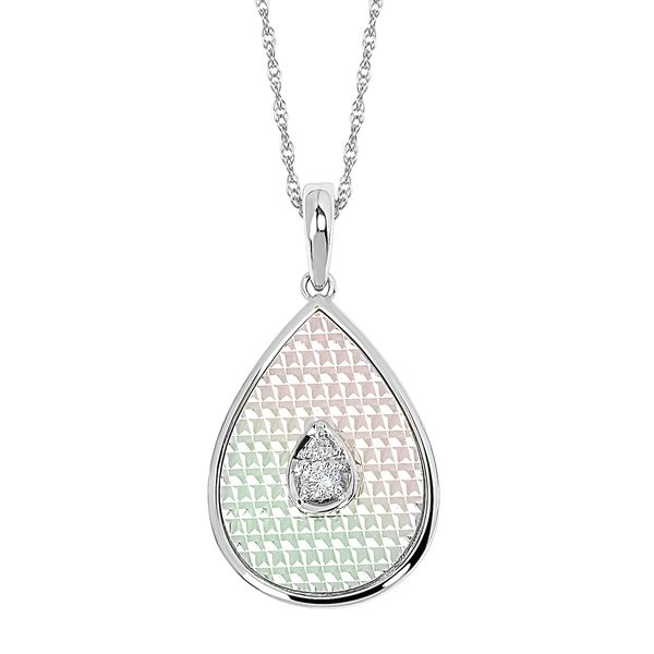 14k White Gold Diamond Pendant Jones Jeweler Celina, OH