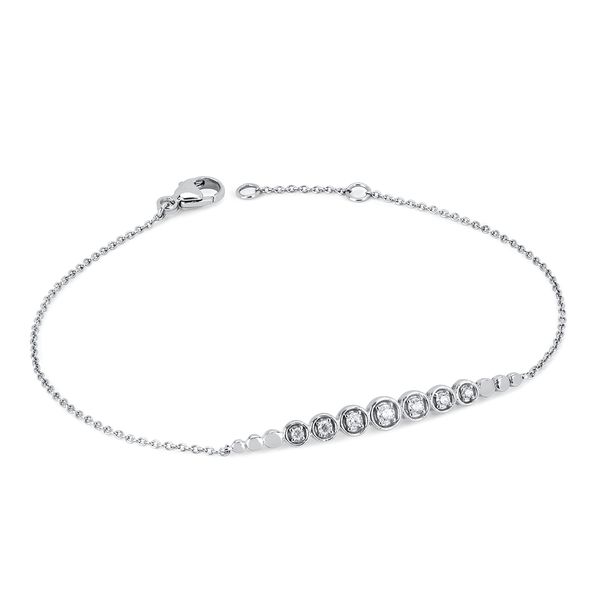 14k White Gold Diamond Bracelet Jones Jeweler Celina, OH