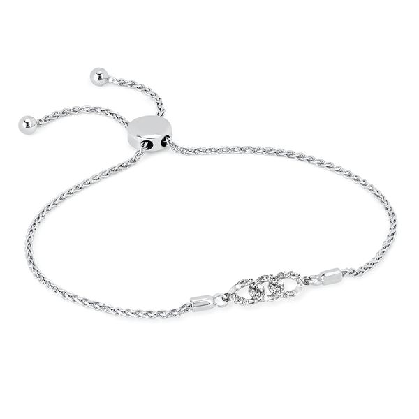 Sterling Silver Diamond Bracelet Z's Fine Jewelry Peoria, AZ