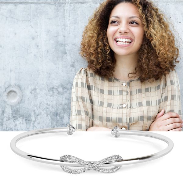 14k White Gold Diamond Bracelet Image 3 Conti Jewelers Endwell, NY