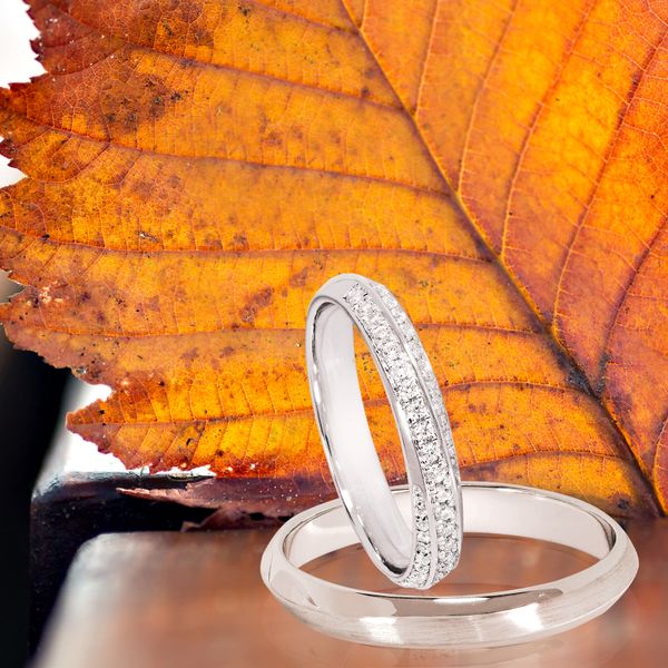 14k White Gold Engagement Ring Image 2 Dondero's Jewelry Vineland, NJ