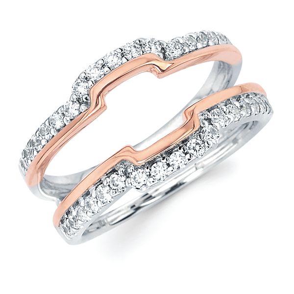 14k White & Rose Gold Ring Insert Elliott Jewelers Waukon, IA