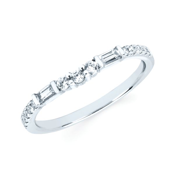 14k White Gold Diamond Wedding Band Trenton Jewelers Ltd. Trenton, MI