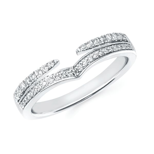 14k White Gold Diamond Wedding Band Avitabile Fine Jewelers Hanover, MA