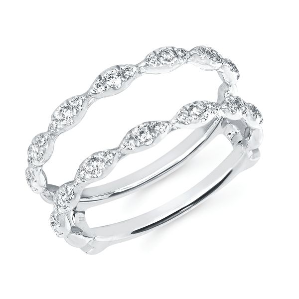 14k White Gold Ring Insert Becky Beck's Jewelry DeKalb, IL