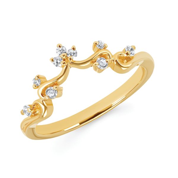 14k Yellow Gold Diamond Wedding Band J. Anthony Jewelers Neenah, WI