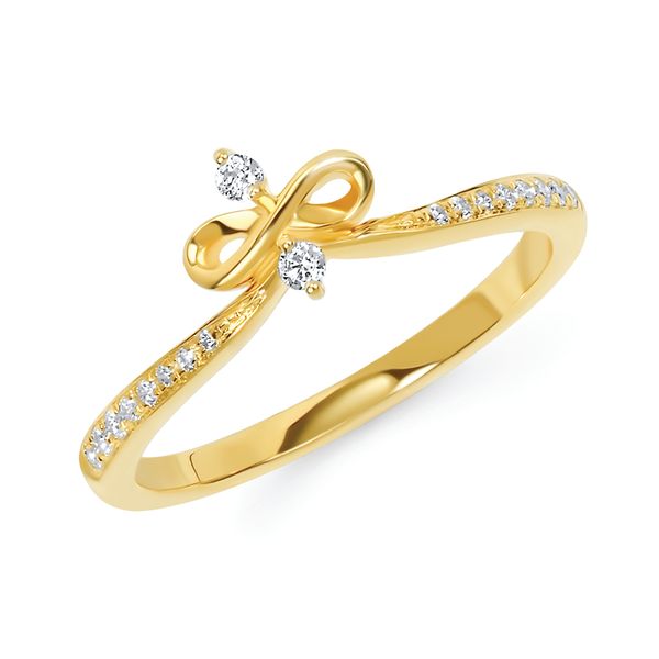 14k Yellow Gold Diamond Wedding Band Bell Jewelers Murfreesboro, TN