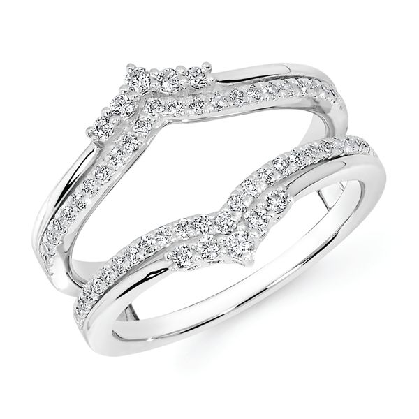 14k White Gold Ring Insert Becky Beck's Jewelry DeKalb, IL